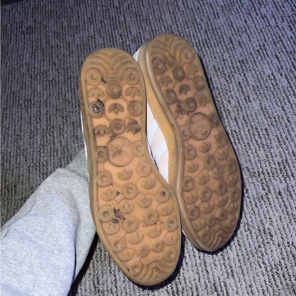 Adidas Women's gazelle indoor sneaker in sandy pink cloud gum - Picture 5 of 5